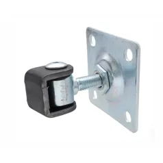 Állítható hegeszthető pánt M16, 80×80mm alaplemezzel 
