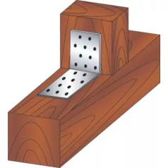 Derékszög DKF 40x40x40x2 mm