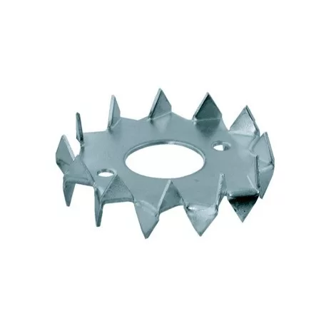 Szarufaösszefogó fogazott tárcsa, Zn 75x22 mm