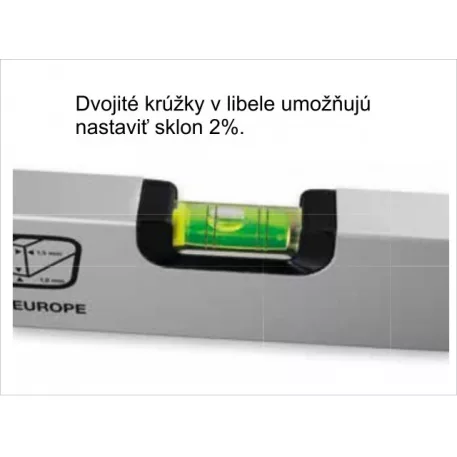 Vízmérték HORIZONT, 2 libellás 300 mm