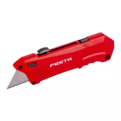 Kés behúzható pengéjű 2 az 1-ben FESTA