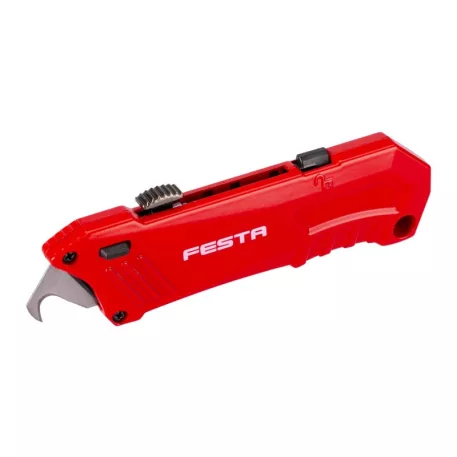 Kés behúzható pengéjű 2 az 1-ben FESTA