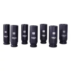   Ütvecsavarozó hosszabbított dugókulcs készlet 1/2" Cr-Mo FESTA Industry