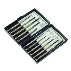   Órás csavarhúzó készlet 11 db. - 1,0 mm, 1,2 mm, 1,4 mm, 1,8 mm, 2,4 mm, 3,0 mm, ph00, ph0, ph1