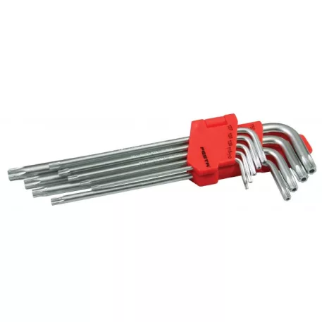 Torx készlet 9 db CrV Long - t10-t50