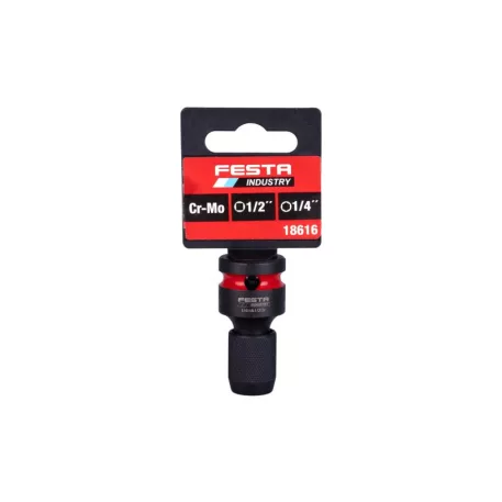 Ütvecsavarozó adapter 1/2" - 1/4" Cr-Mo FESTA INDUSTRY