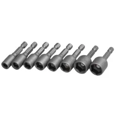 Fúró adapter készlet 1/4 - 5,6,7,8,10,11,12,13 mm