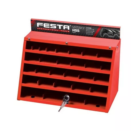 Doboz HSS 4241 fémfúrókkal. DIN 338