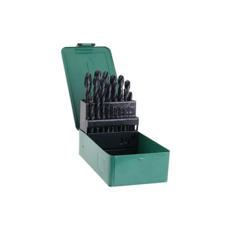 HSS fúrószár készlet fémhez 1-13 mm, 25 db.