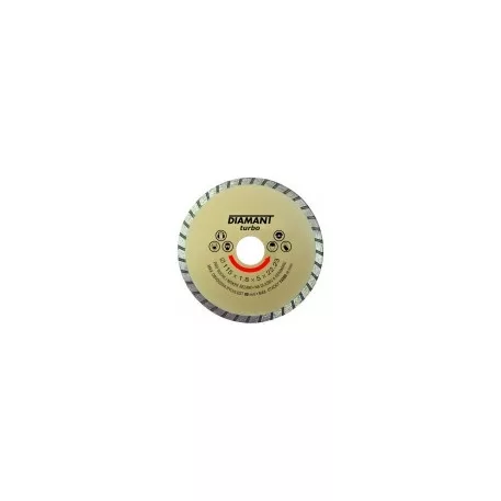 Gyémánt vágótárcsa turbo Diamant 115 / 22,2 mm