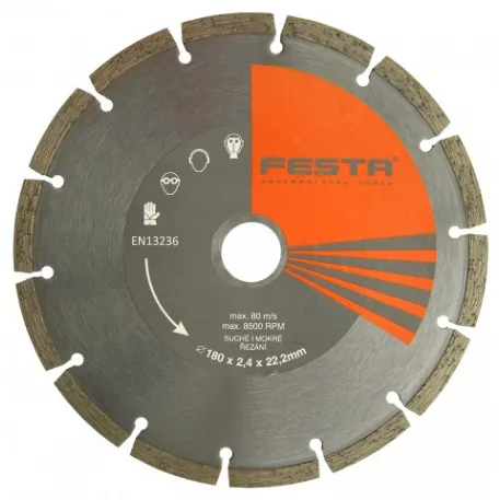 Gyémánt vágótárcsa szegmentált 150 mm