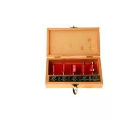 Felsőmaró készlet 8 mm, 5 db.