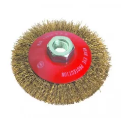 Kefe csésze alakú sárgaréz hullámos 100 mm FESTA