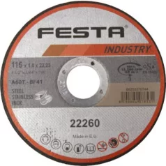 Fémvágó korong FESTA Industry 115 x 1,0 x 22,2 mm