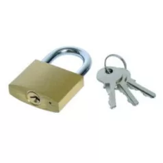 Erősített sárgaréz lakat 30 mm