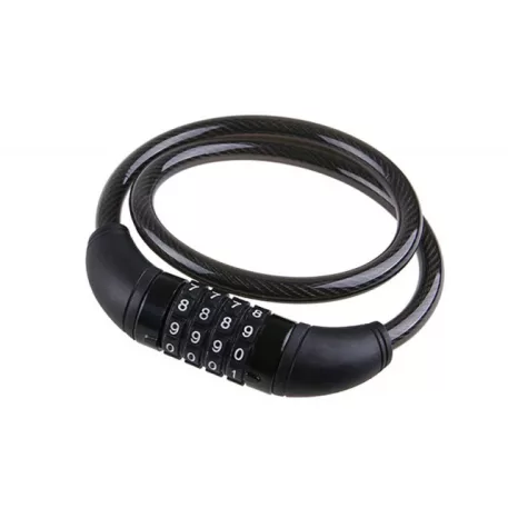 Kerekpár lakat számkódos 65 cm x 10 mm