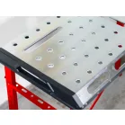 Összecsukható munkapad, fém 106x53x70-93cm