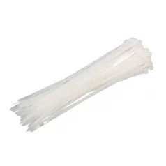 Kábelkötegelő fehér, 50 db. 120x2,5 mm
