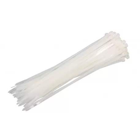 Kábelkötegelő fehér, 50 db. 500x7,6 mm