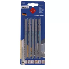   Dekopirfűrész lapok Bi-Metal 31528, 120/1,3 mm, 1,8-2,4 mm/10-14tpi