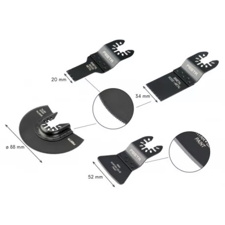 Multifunkciós gép tartozék 4db bimetal