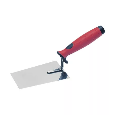 Rozsdamentes kanál gumi nyéllel 180 mm