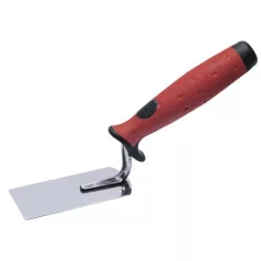 Rozsdamentes gipszelő kanál gumi nyéllel 40 mm
