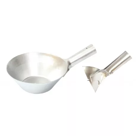 Kőmüves serpenyő lapát nyélre 235 mm