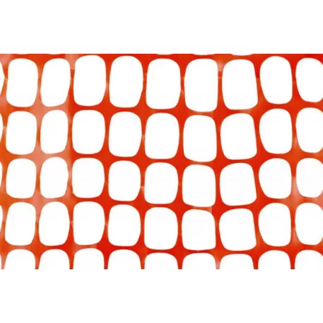 Narancssárga műanyag jelölőháló 1,2x50m, 55x60mm hálószem