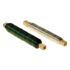 Kötöződrót 0,65 mm x 30 m, zöld pvc