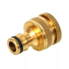 Csapcsatlakozó sárgaréz, belsőmenetes 1/2+3/4"