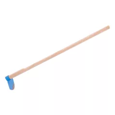 Kovácsolt kapa, íves alakú, fa nyéllel, 120 cm