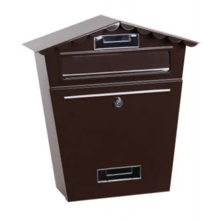 Postaláda 290x360x105mm barna