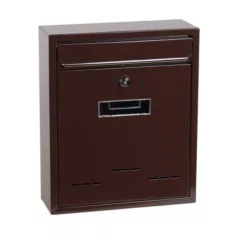 Postaláda 310x260x90mm barna