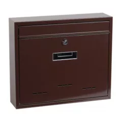 Postaláda 310x360x90mm barna