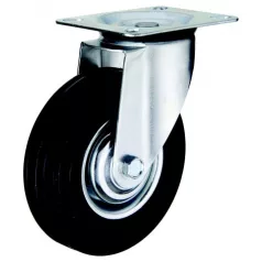   Forgó kerék csapággyal fém felnivel átmérő 85 mm, 105 mm, 50 kg
