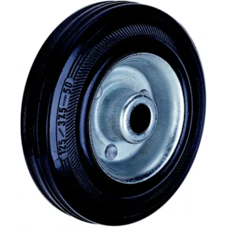 Kerék szólo fém felnivel 200 mm átmérő, 20 mm, 150 kg