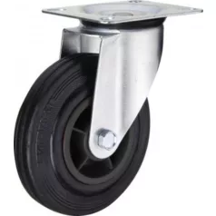   Forgó kerék csapággyal műanyag felnivel átmérő 85 mm, 105 mm, 50 kg