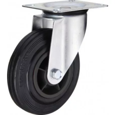 Forgó kerék csapággyal műanyag felnivel átmérő 160 mm, 195 mm, 130 kg