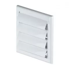 Szellőzőrács lezárható átmérő 100 mm, 153x153 mm