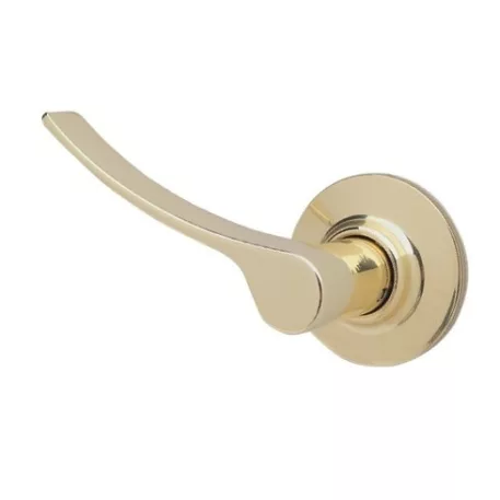 Kovácsolt ajtókilincs arany, m. Barcelona, m.3B03 kulcs nélkül az egyik oldalon, másik oldalon biztosíték (m.3903)