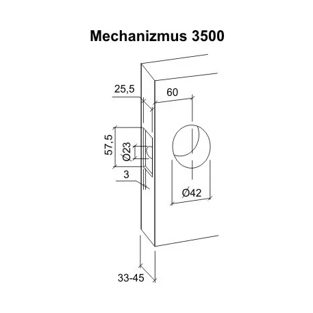 Kovácsolt gombkilincs sárgaréz, m.3903 kulcs nélkül az egyik oldalon, másik oldalon biztosíték (m.3903)