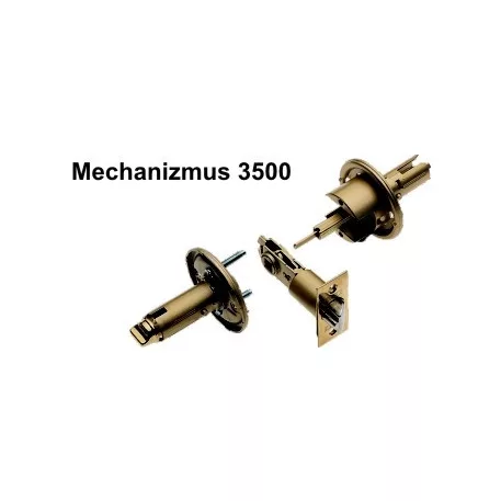 Kovácsolt gombkilincs sárgaréz, m.3905 kulcs és biztosíték nélkül (m.3905)