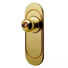 Zárcím gombkilincshez fényes króm