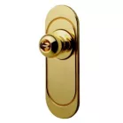 Zárcím gombkilincshez öreg króm