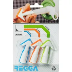 Fugalehúzó készlet akrilhoz íves 3,5,8mm
