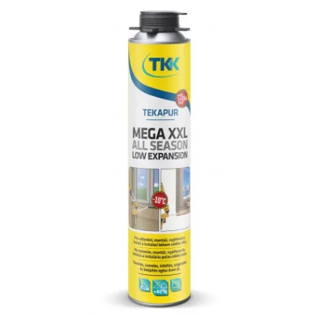 Pisztolyos szerelőhab XXL 900 ml alacsony expanziós TKK Profi