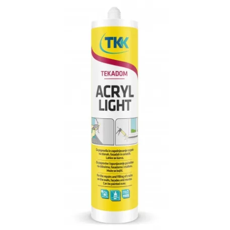 Akril tomítő light 300 ml fehér TKK Profi
