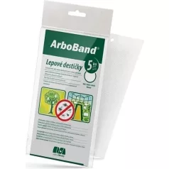 Arboband 5 db fehér öntapadós növényvédelmi táblák
