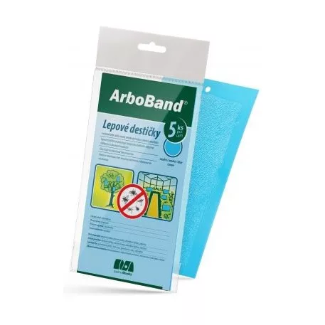 Kék Arboband öntapadós táblák 5 db növényvédelemhez